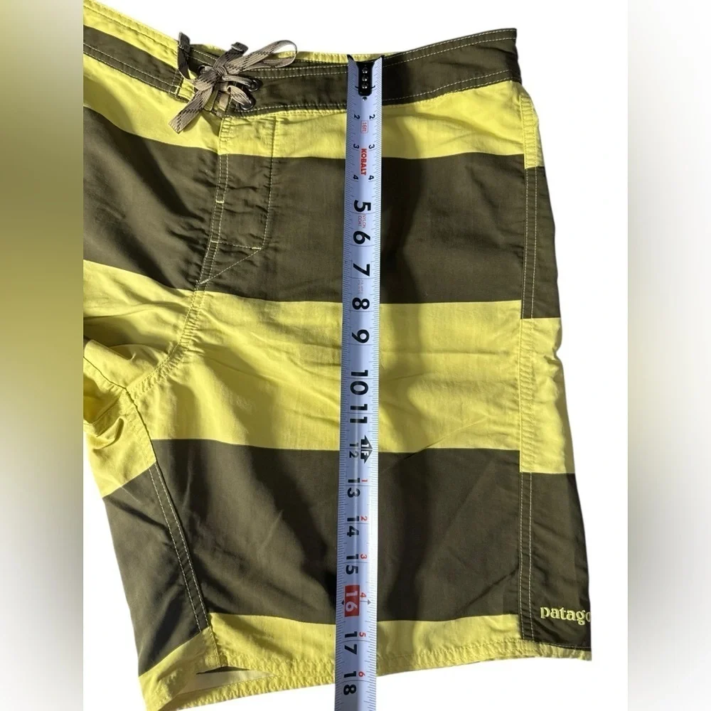 Patagonia swim trunks stretch wavefarer board shorts mens 36